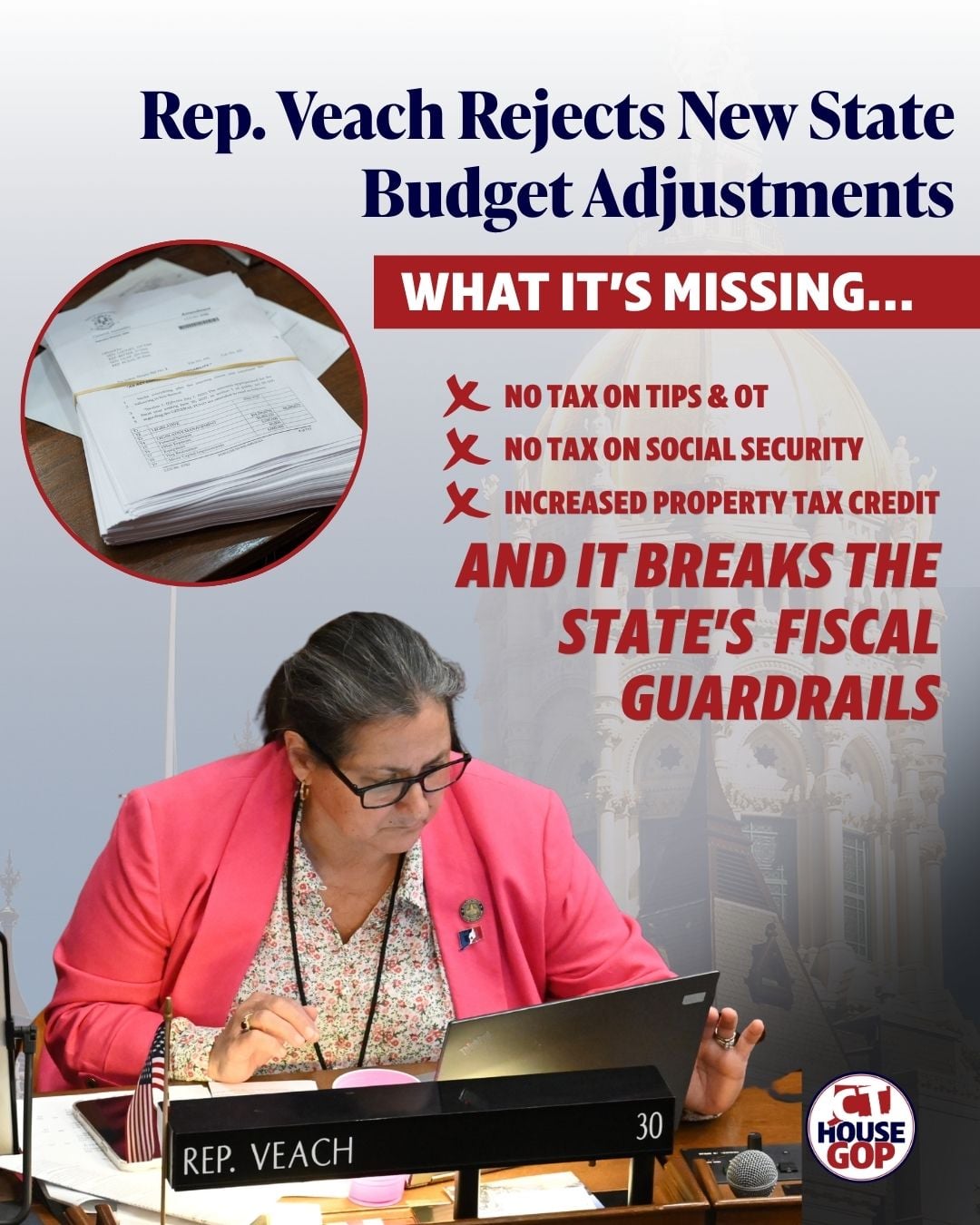 Rep. Veach Votes in Opposition to State Budget